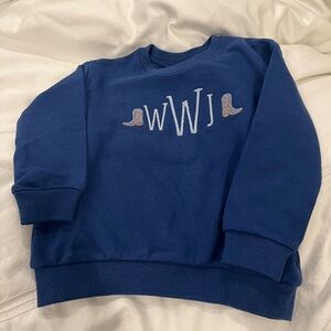 BRAND NEW! Ordered the wrong size. Monogrammed WWJ 2T sweatshirt. Never worn.